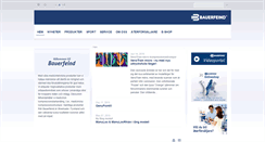 Desktop Screenshot of bauerfeind.se