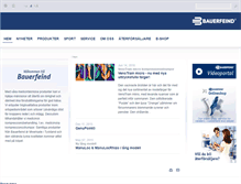 Tablet Screenshot of bauerfeind.se